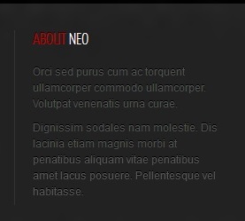 About NEO: | Neo - Documentation | JoomShaper